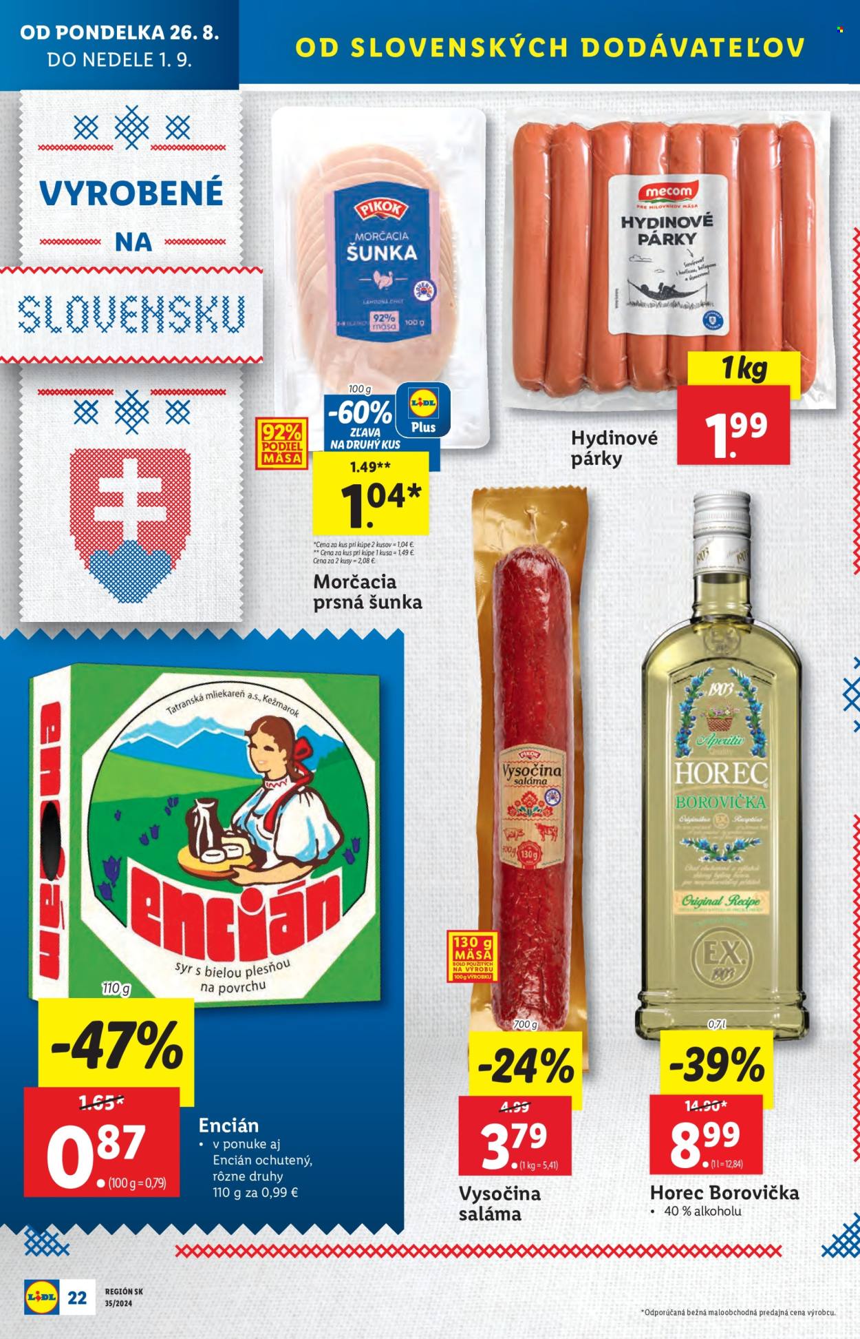 Leták Lidl - 26.8.2024 - 1.9.2024. Strana 24
