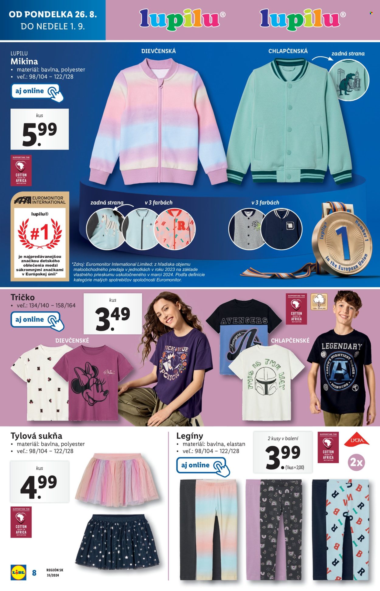 Leták Lidl - 26.8.2024 - 1.9.2024. Strana 52