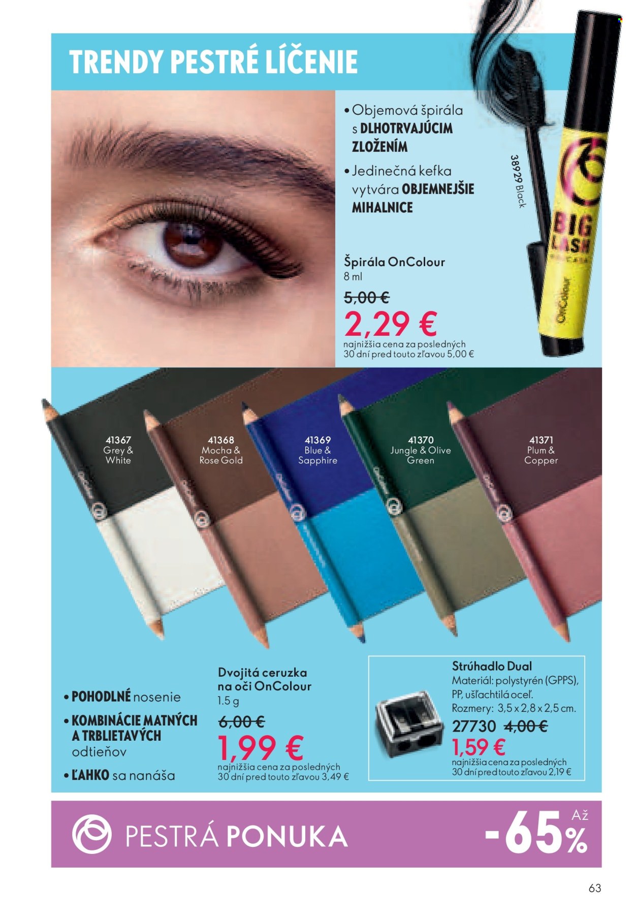 Leták Oriflame - 10.9.2024 - 30.9.2024. Strana 63