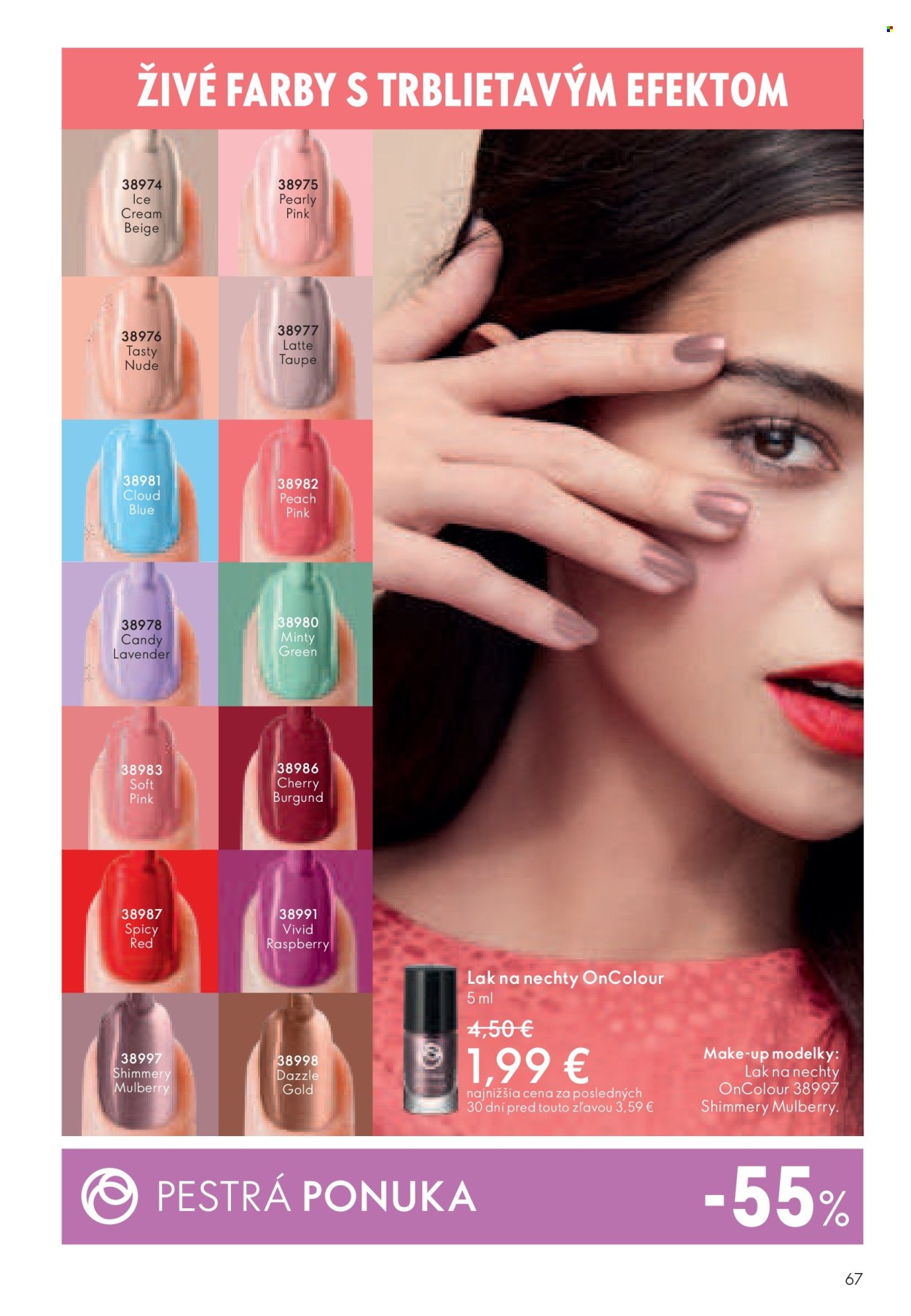 Leták Oriflame - 10.9.2024 - 30.9.2024. Strana 67