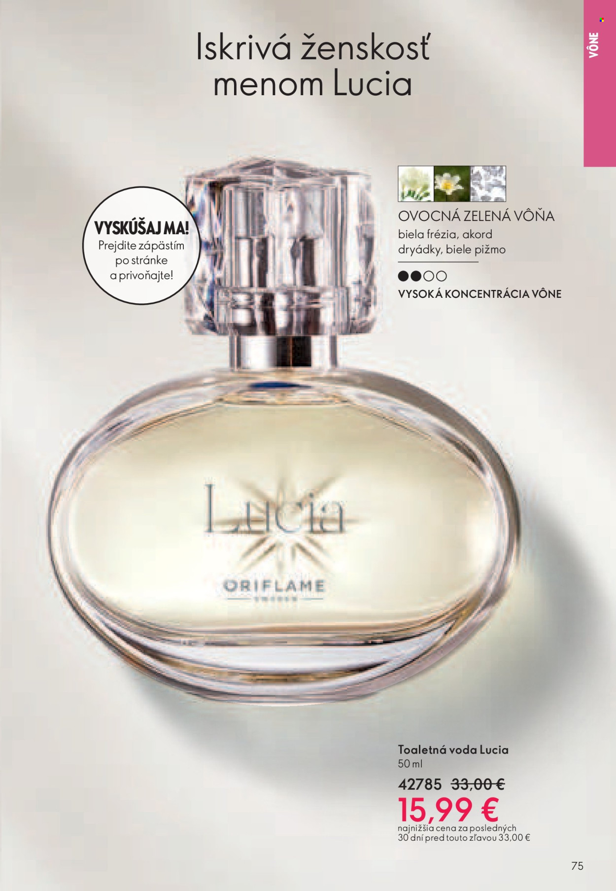 Leták Oriflame - 10.9.2024 - 30.9.2024. Strana 75