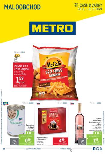 Leták Metro - 28.8.2024 - 10.9.2024.