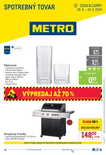 Leták Metro - 28.8.2024 - 10.9.2024.