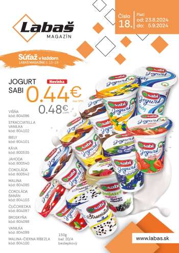 Leták Labaš - 23.8.2024 - 5.9.2024.