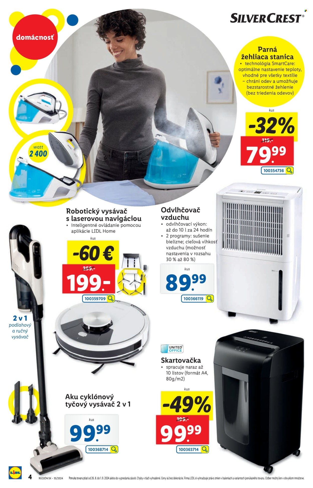 Leták Lidl - 26.8.2024 - 1.9.2024. Strana 4