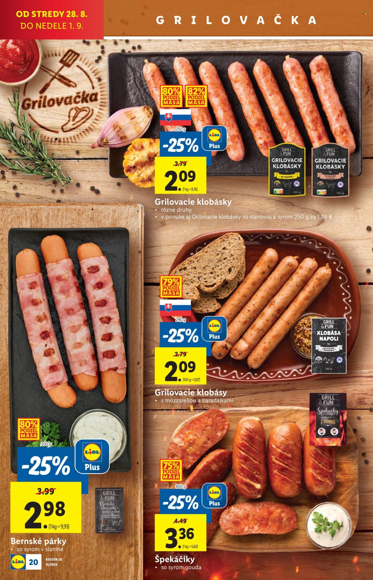 Leták Lidl - 28.8.2024 - 1.9.2024. Strana 22