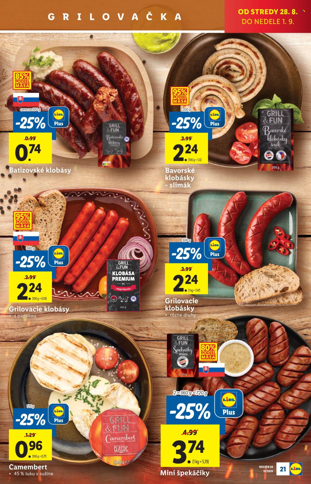 Leták Lidl - 28.8.2024 - 1.9.2024. Strana 23