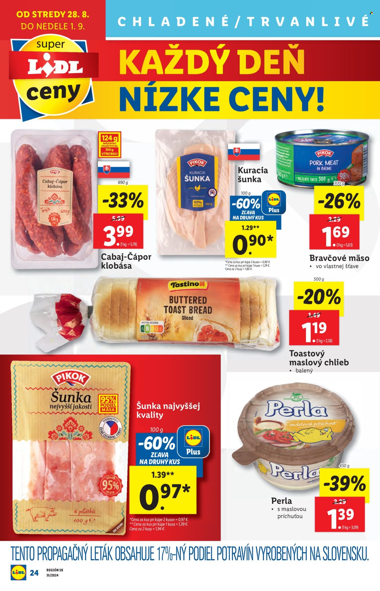 Leták Lidl - 28.8.2024 - 1.9.2024. Strana 26