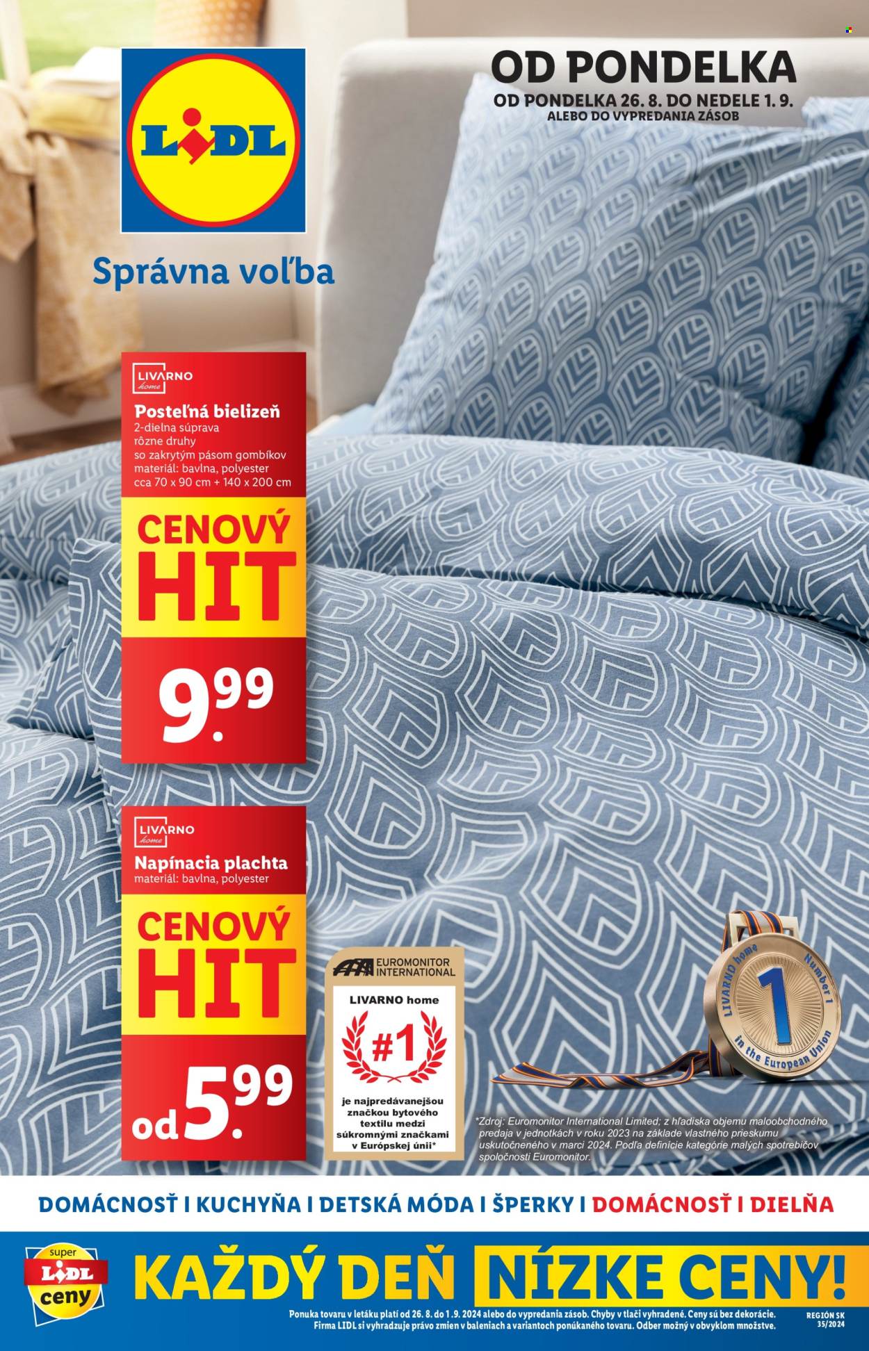 Leták Lidl - 28.8.2024 - 1.9.2024. Strana 47