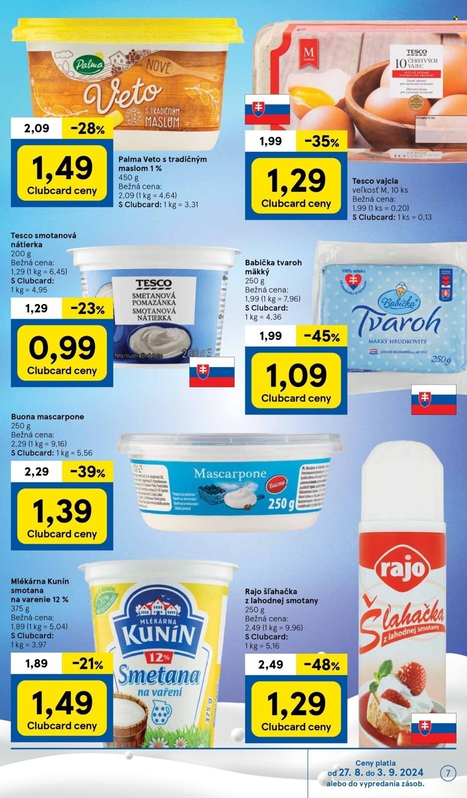 Leták TESCO hypermarket - 27.8.2024 - 3.9.2024. Strana 7