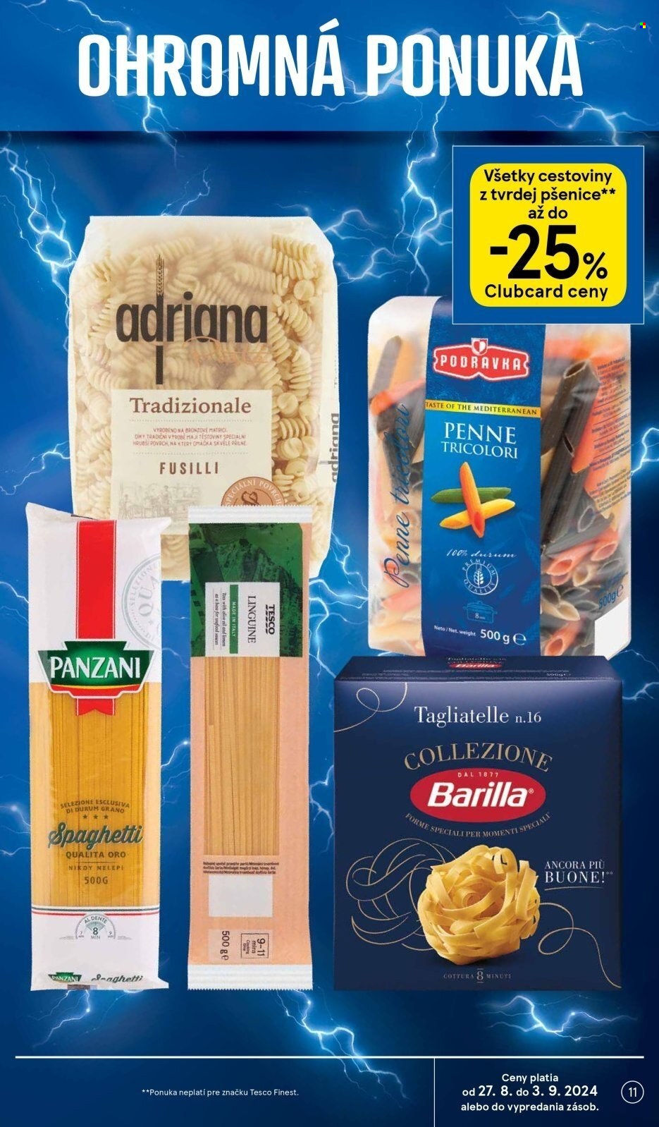 Leták TESCO hypermarket - 27.8.2024 - 3.9.2024. Strana 11