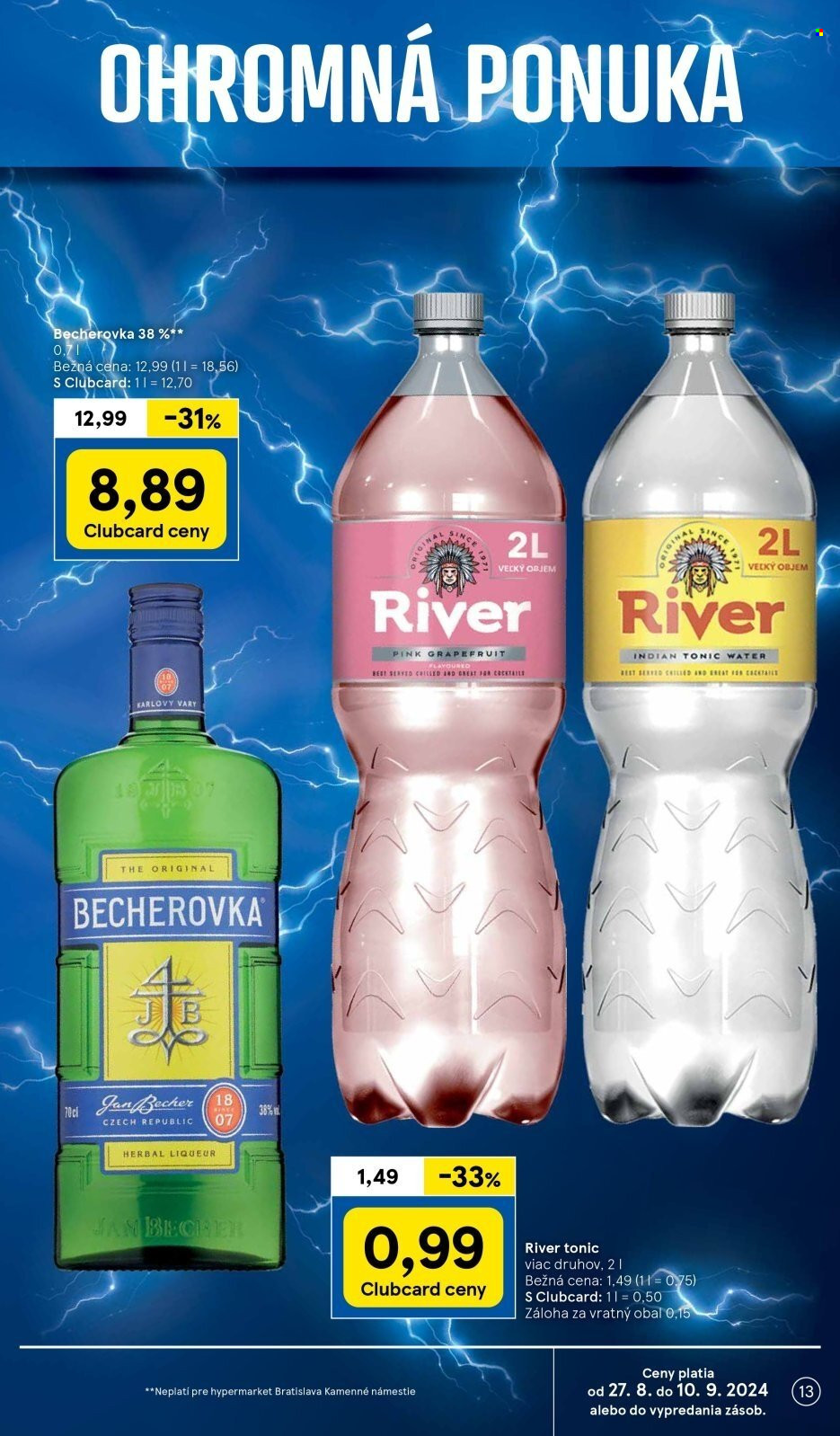 Leták TESCO hypermarket - 27.8.2024 - 3.9.2024. Strana 13