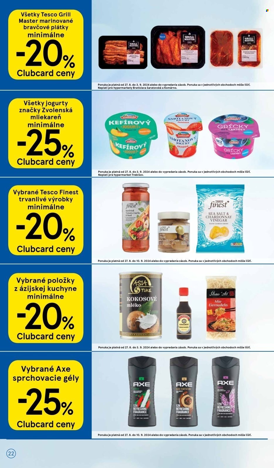 Leták TESCO hypermarket - 27.8.2024 - 3.9.2024. Strana 22