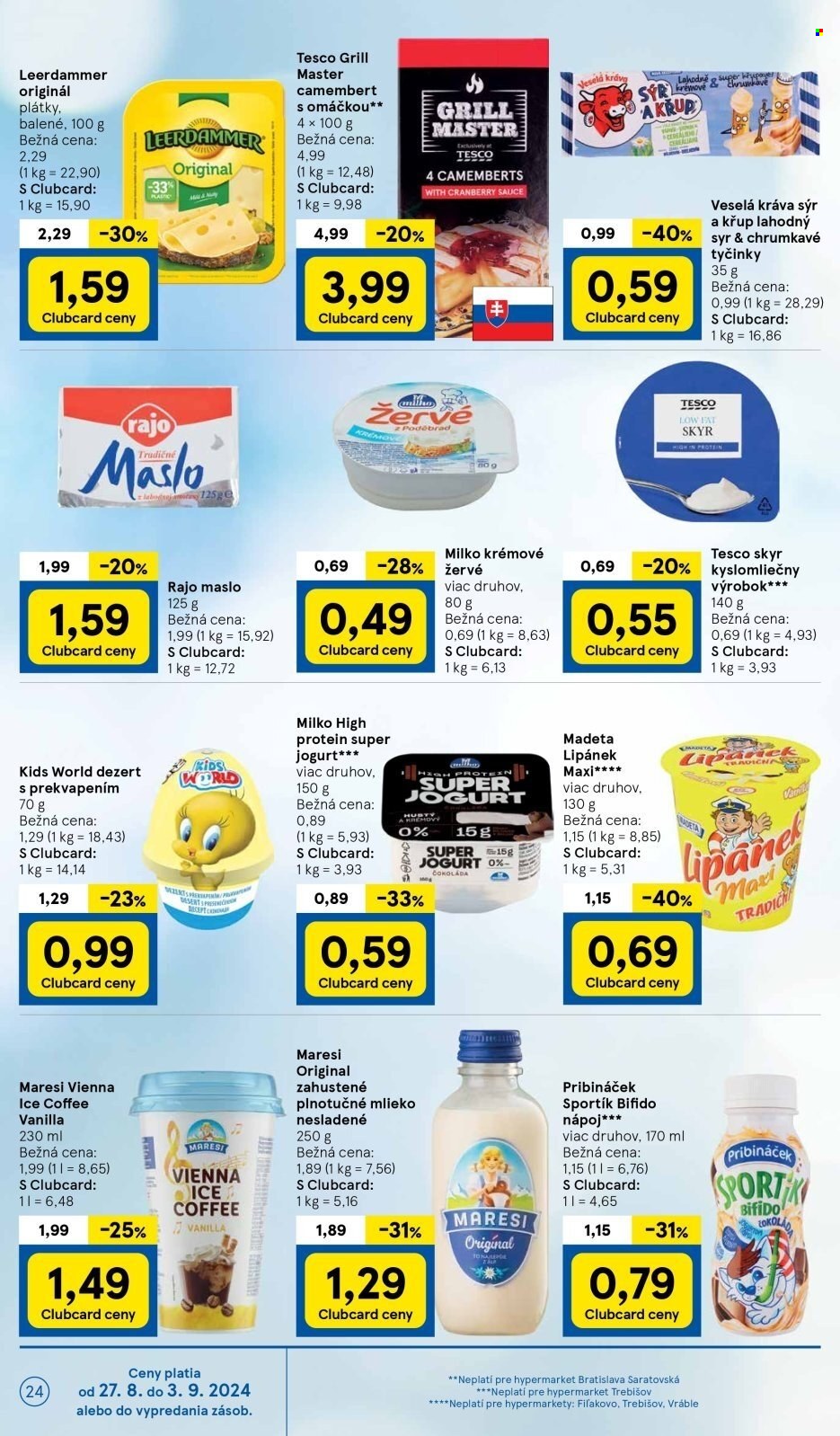 Leták TESCO hypermarket - 27.8.2024 - 3.9.2024. Strana 24
