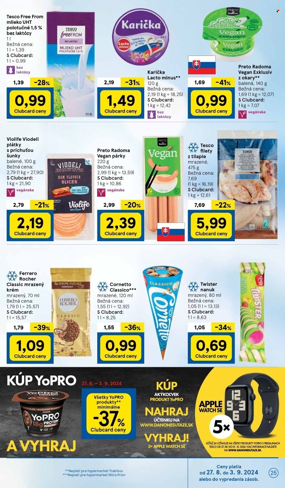 Leták TESCO hypermarket - 27.8.2024 - 3.9.2024. Strana 25
