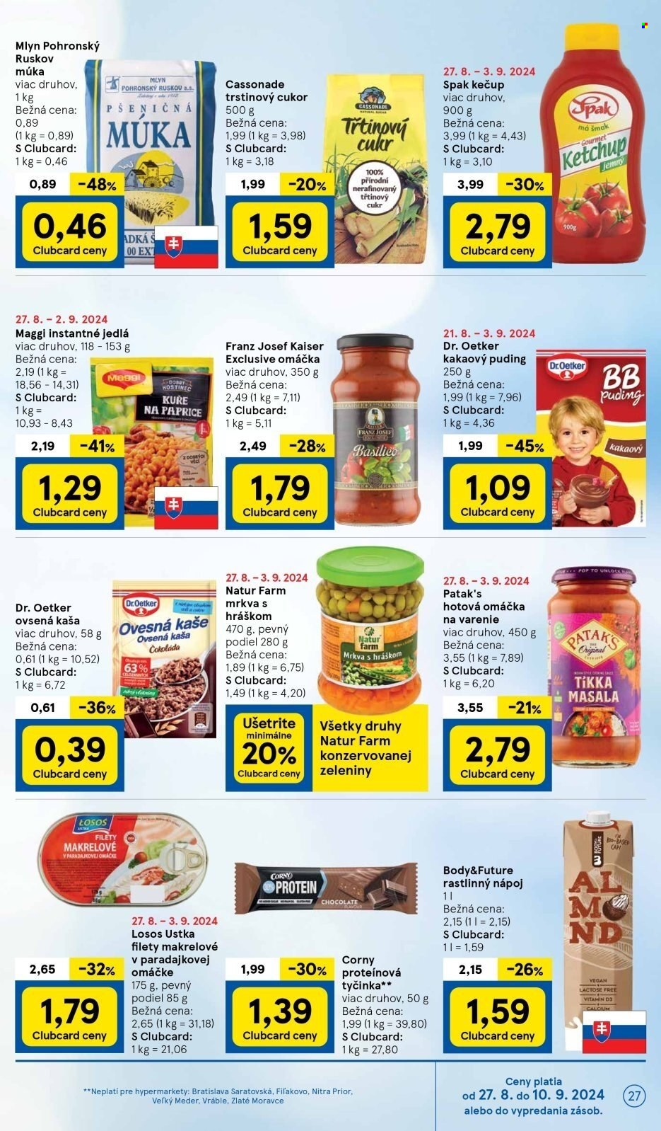Leták TESCO hypermarket - 27.8.2024 - 3.9.2024. Strana 27