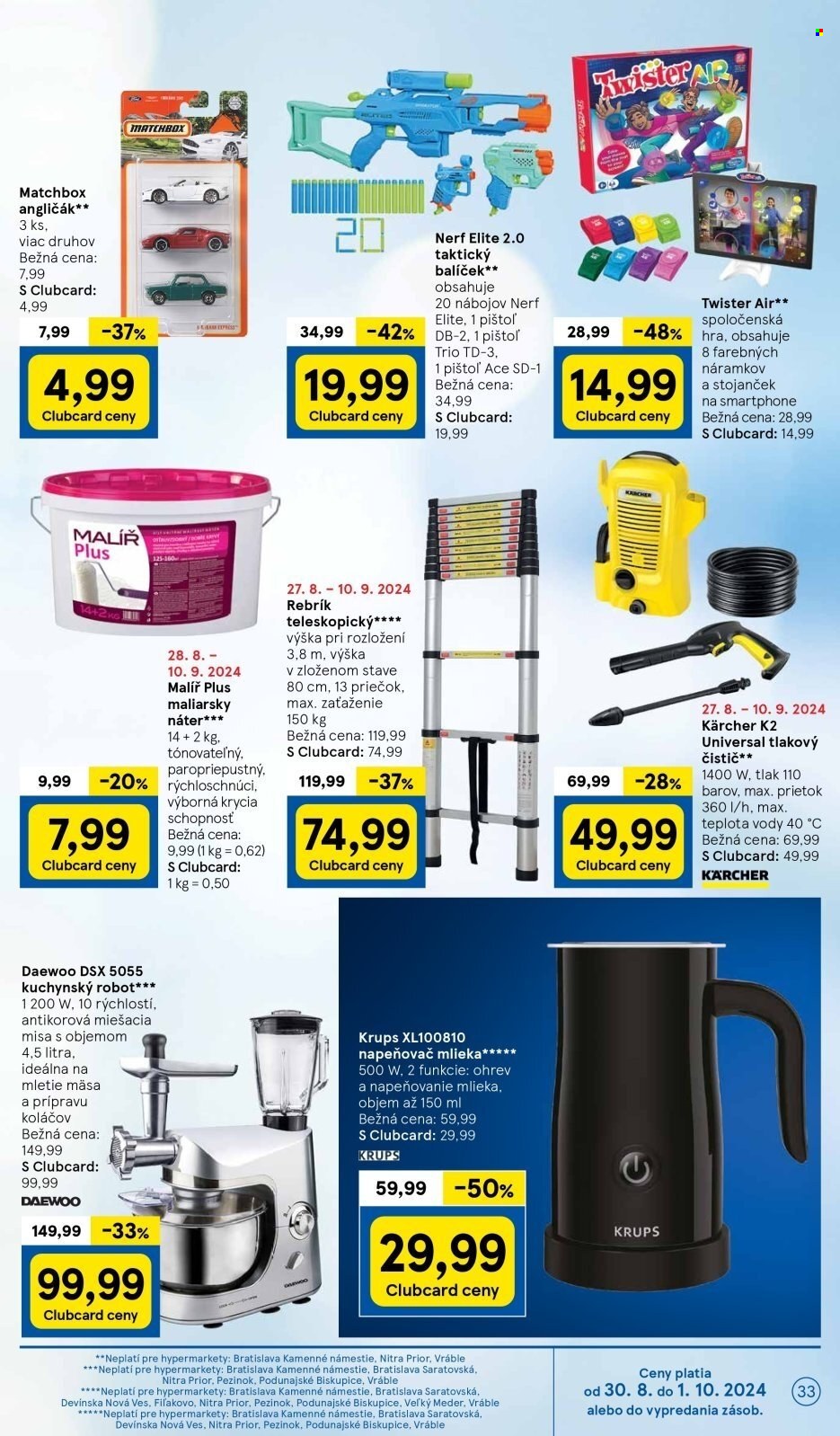 Leták TESCO hypermarket - 27.8.2024 - 3.9.2024. Strana 33