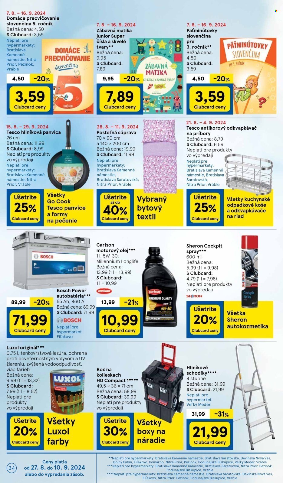 Leták TESCO hypermarket - 27.8.2024 - 3.9.2024. Strana 34