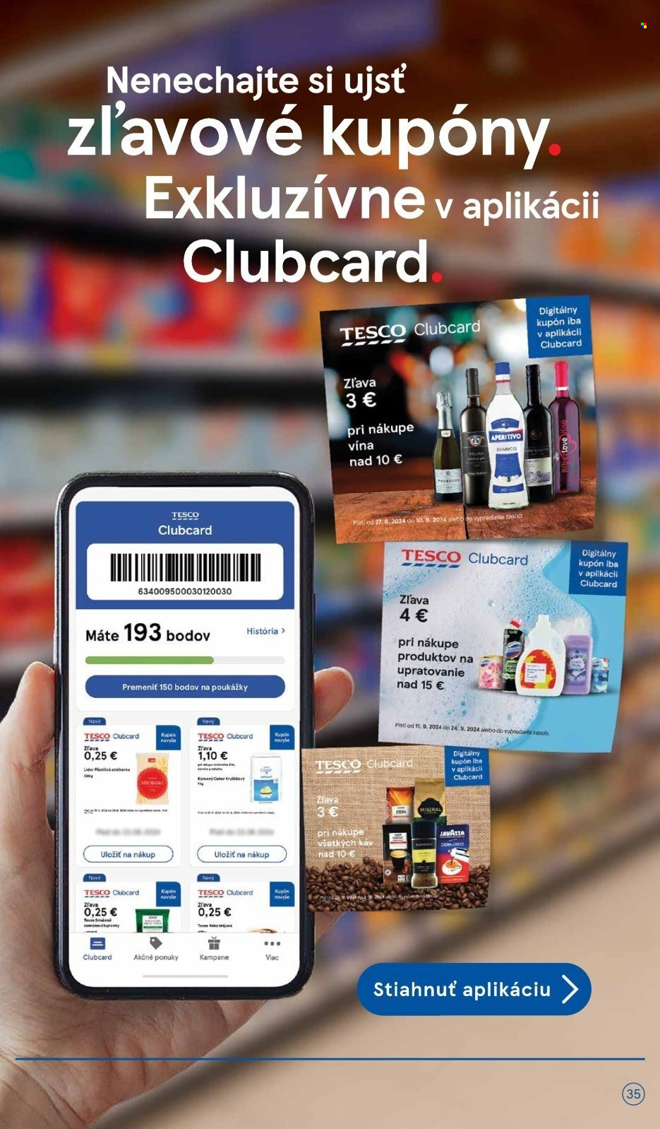 Leták TESCO hypermarket - 27.8.2024 - 3.9.2024. Strana 35