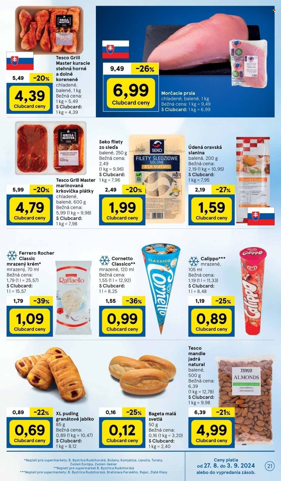 Leták TESCO supermarket - 27.8.2024 - 3.9.2024. Strana 21