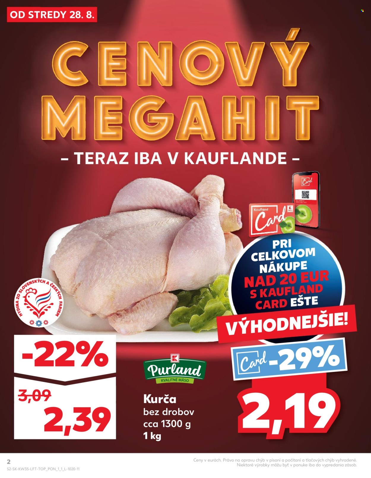 Leták Kaufland - 28.8.2024 - 4.9.2024. Strana 2