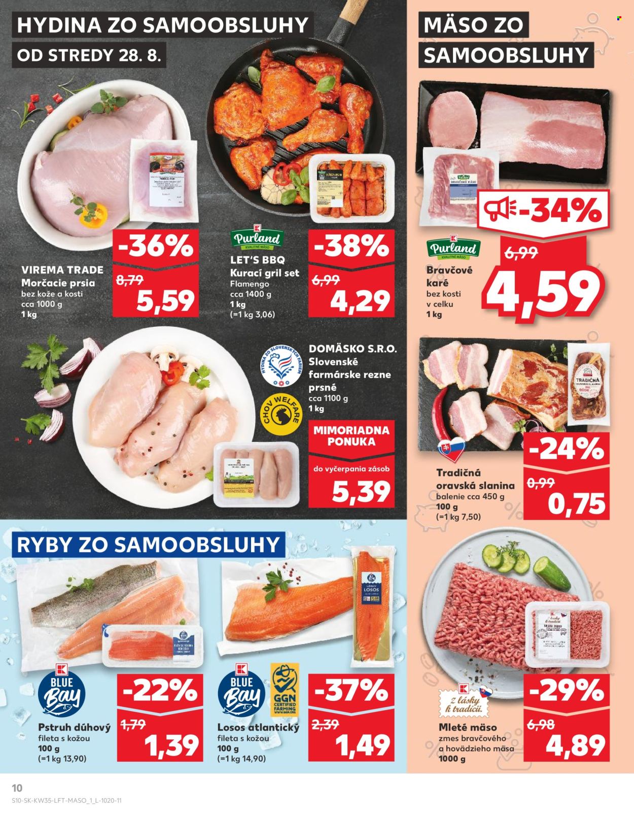 Leták Kaufland - 28.8.2024 - 4.9.2024. Strana 10