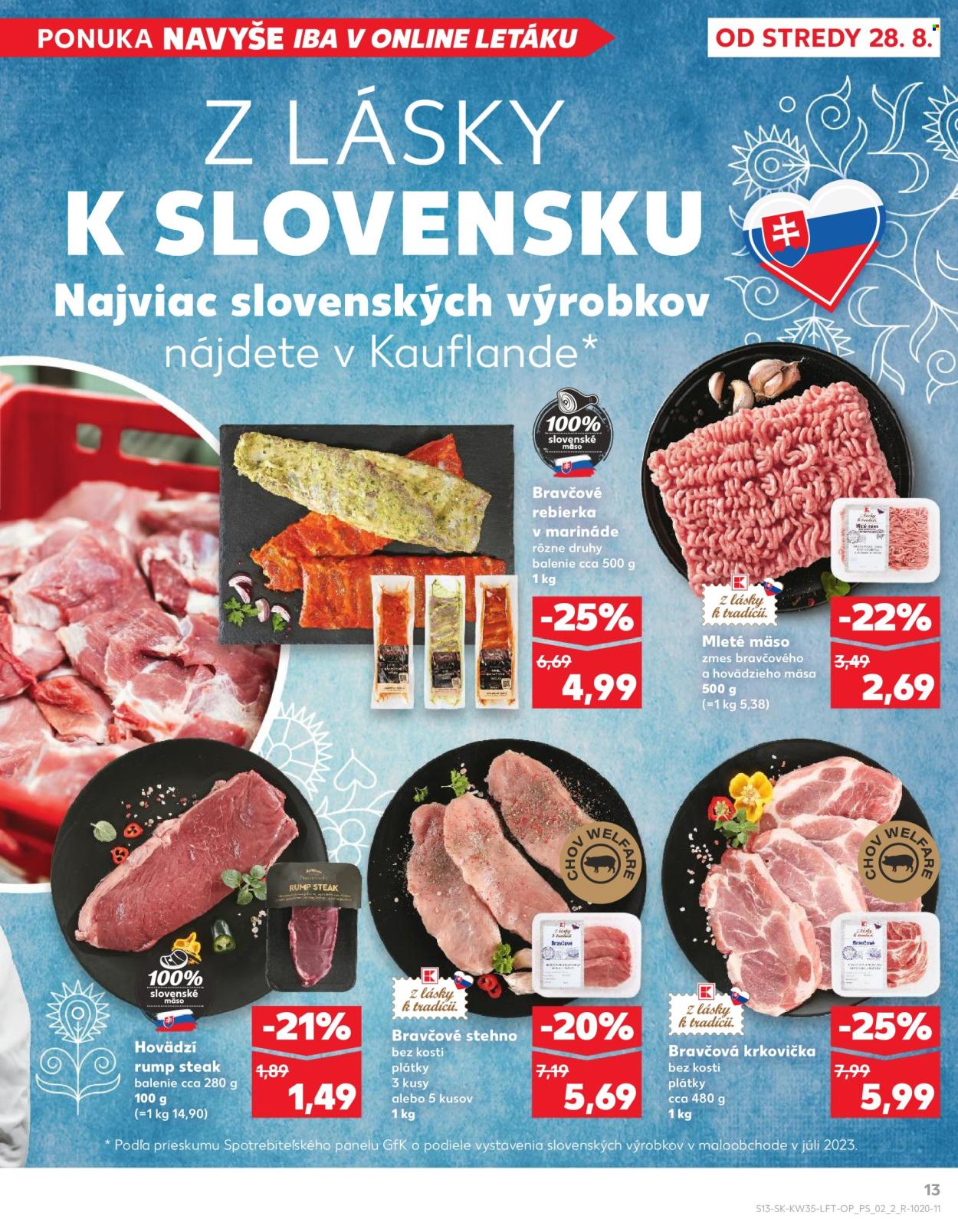Leták Kaufland - 28.8.2024 - 4.9.2024. Strana 13