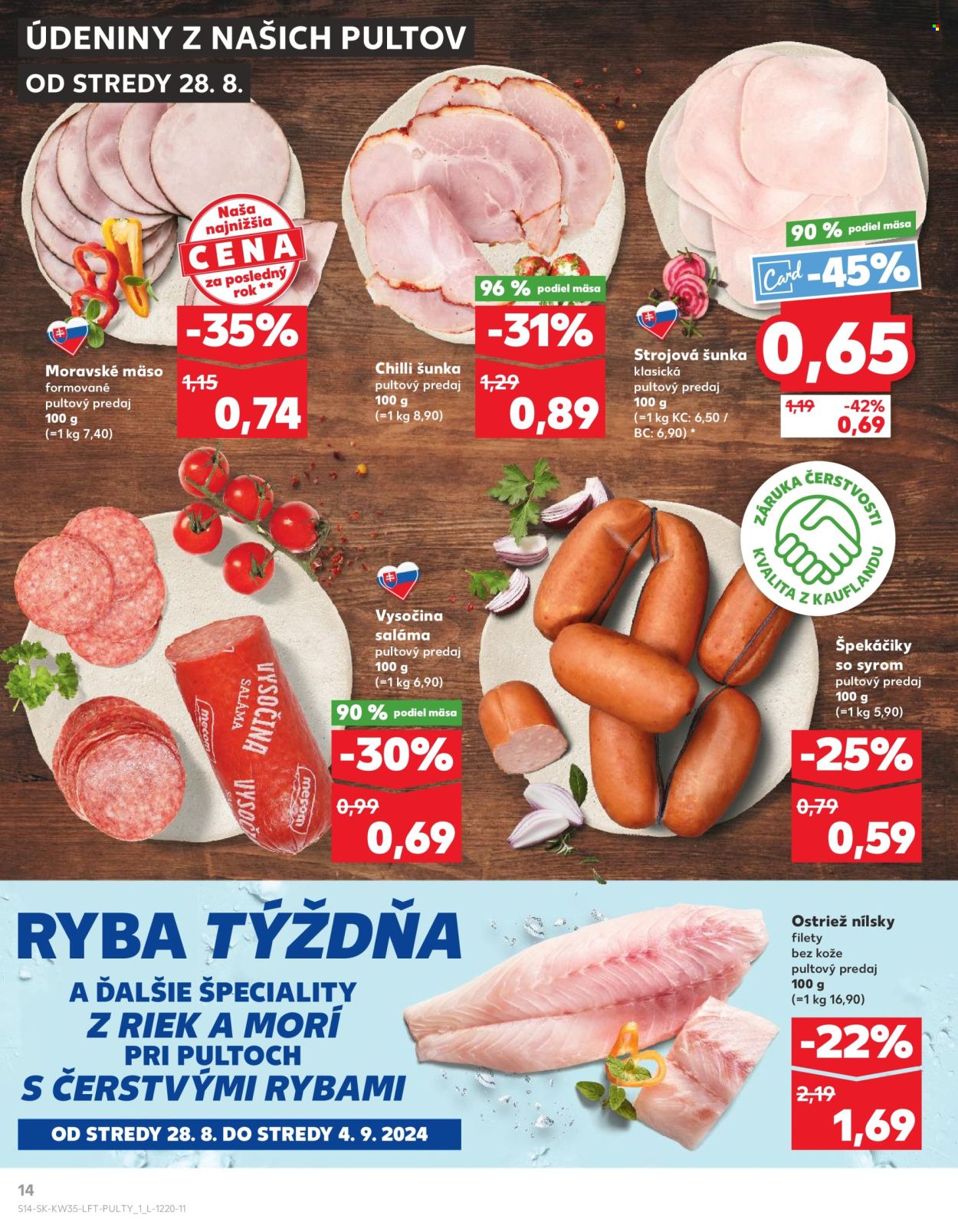Leták Kaufland - 28.8.2024 - 4.9.2024. Strana 14