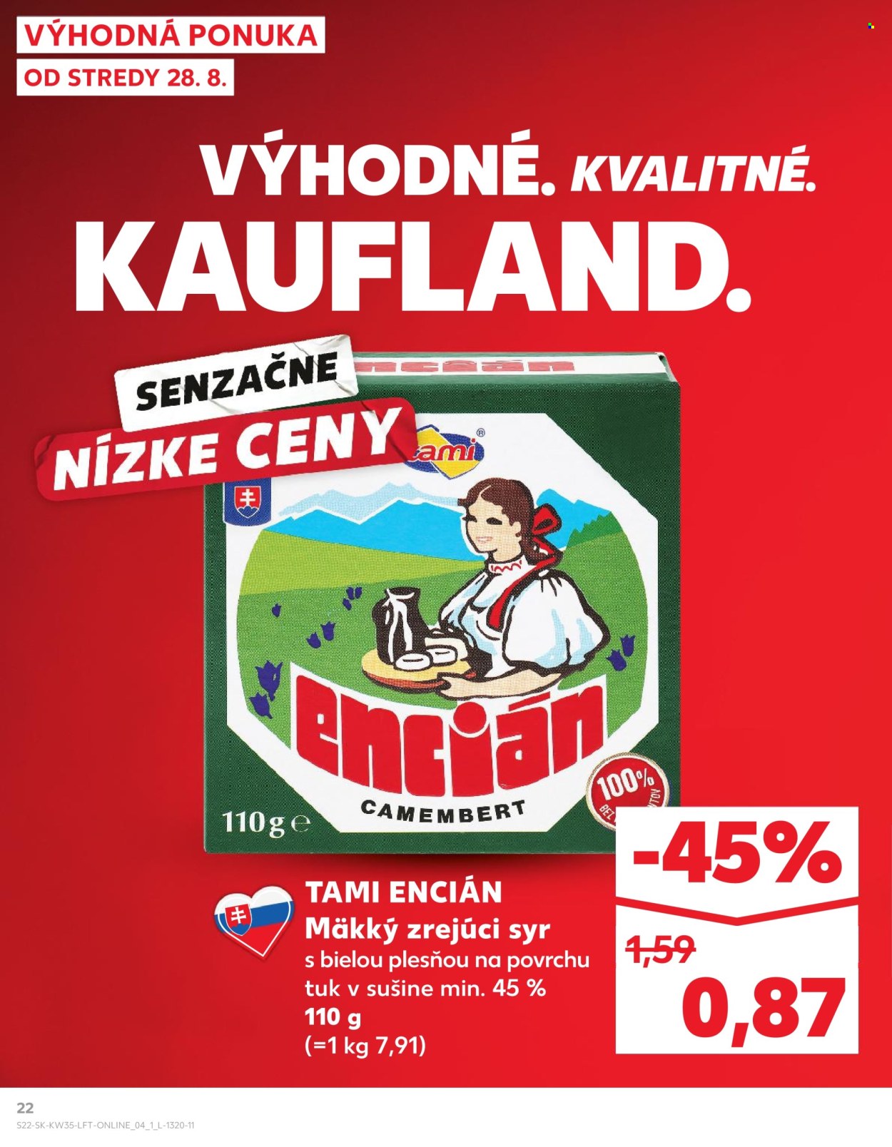 Leták Kaufland - 28.8.2024 - 4.9.2024. Strana 22