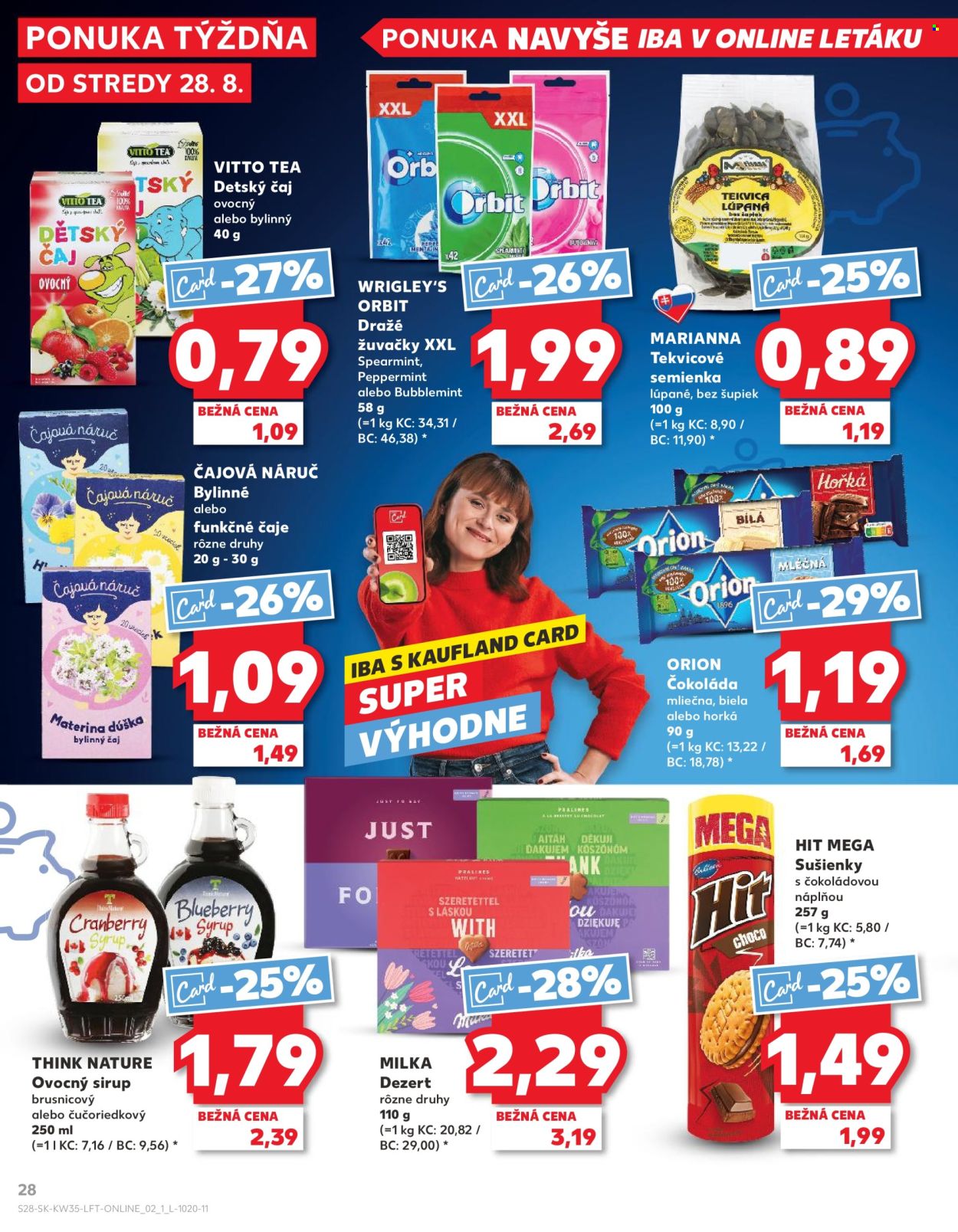 Leták Kaufland - 28.8.2024 - 4.9.2024. Strana 28