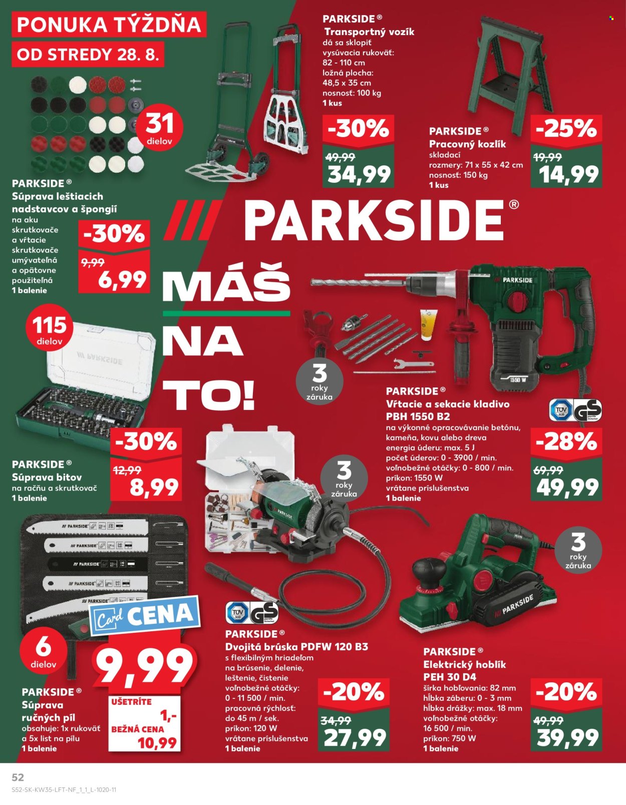 Leták Kaufland - 28.8.2024 - 4.9.2024. Strana 52