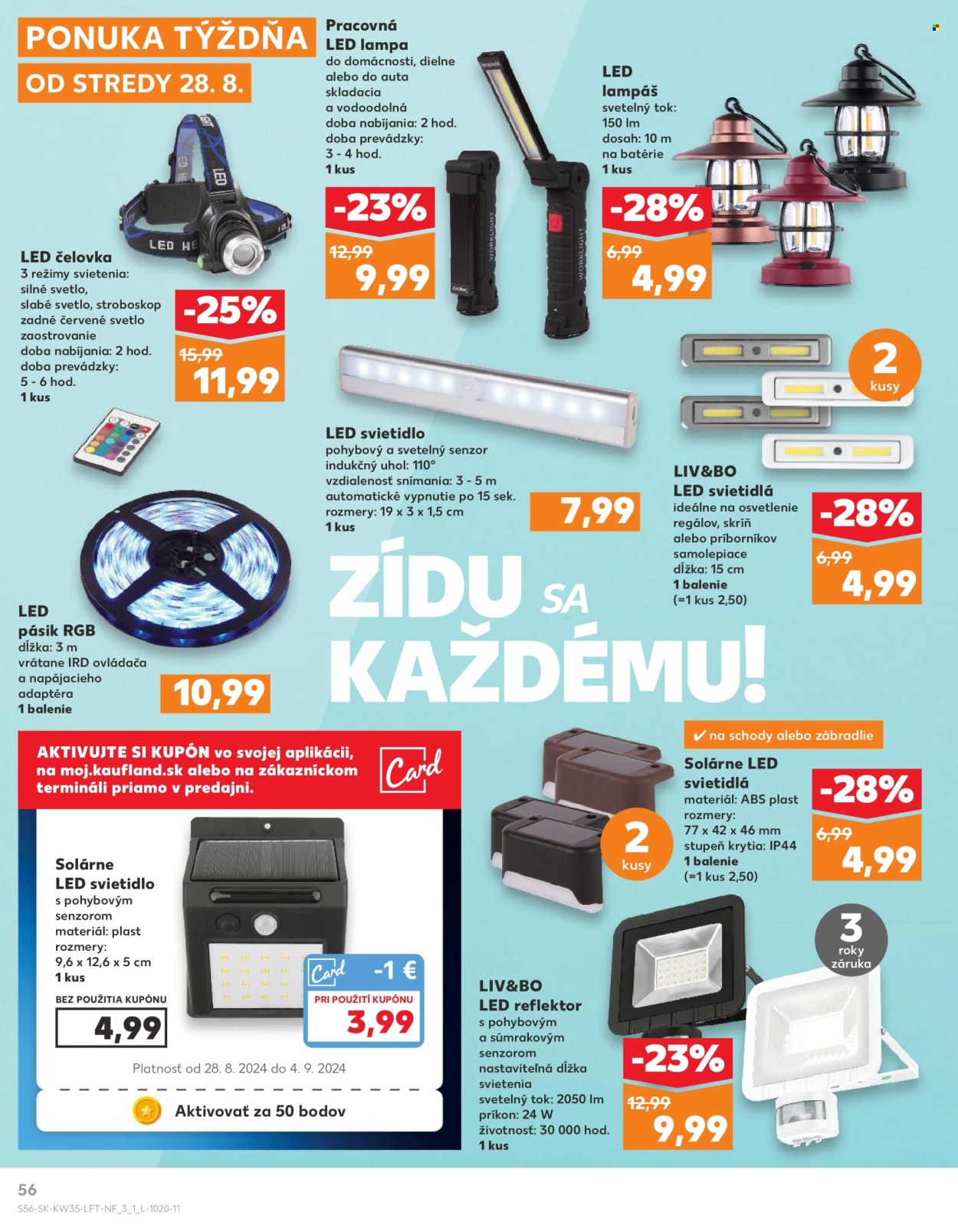 Leták Kaufland - 28.8.2024 - 4.9.2024. Strana 56