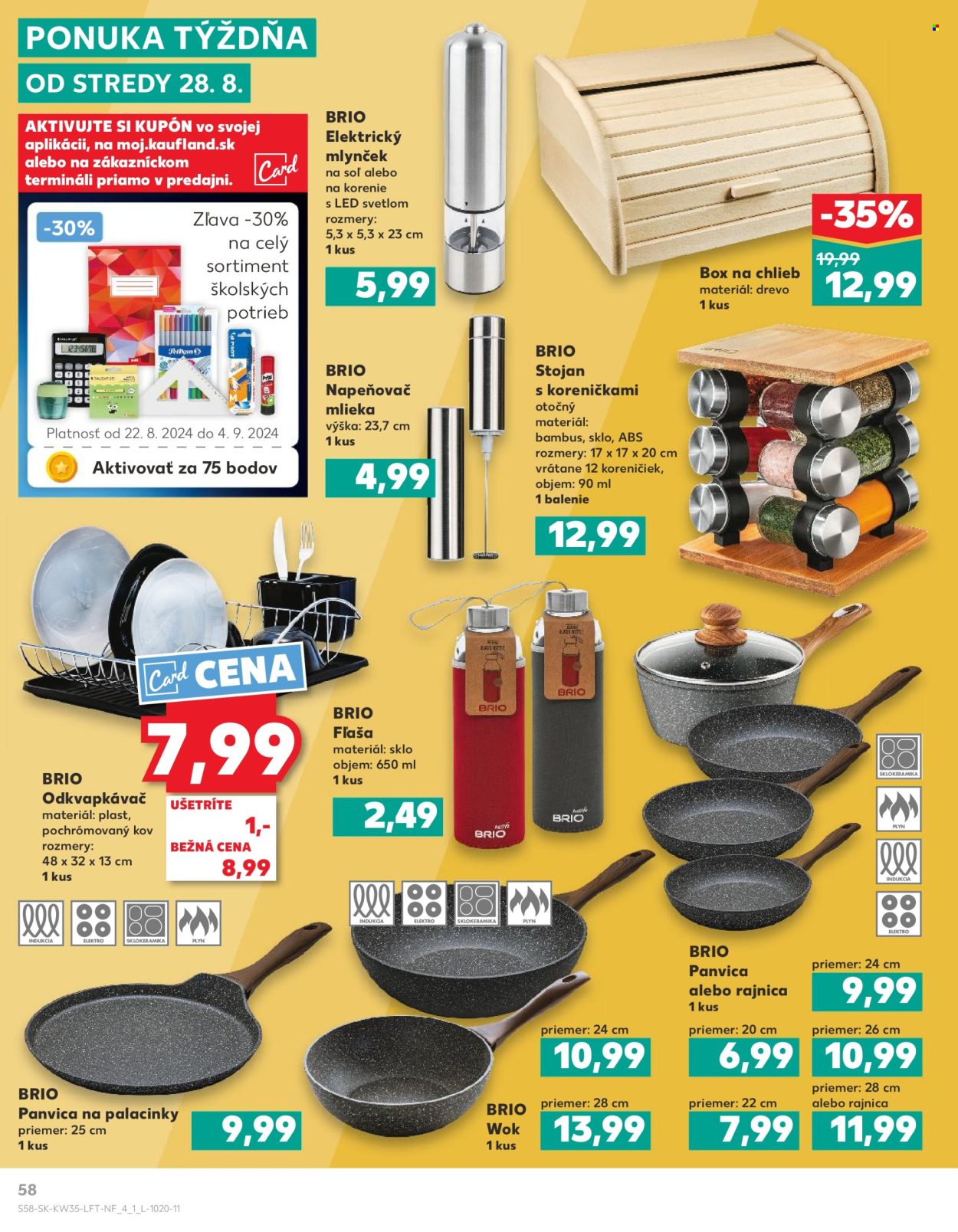 Leták Kaufland - 28.8.2024 - 4.9.2024. Strana 58