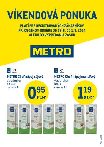 Leták Metro - 29.8.2024 - 1.9.2024.