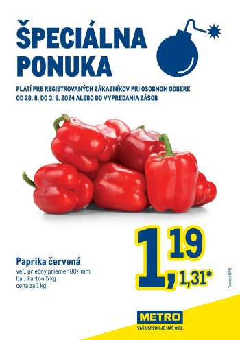 Leták Metro - 28.8.2024 - 3.9.2024.