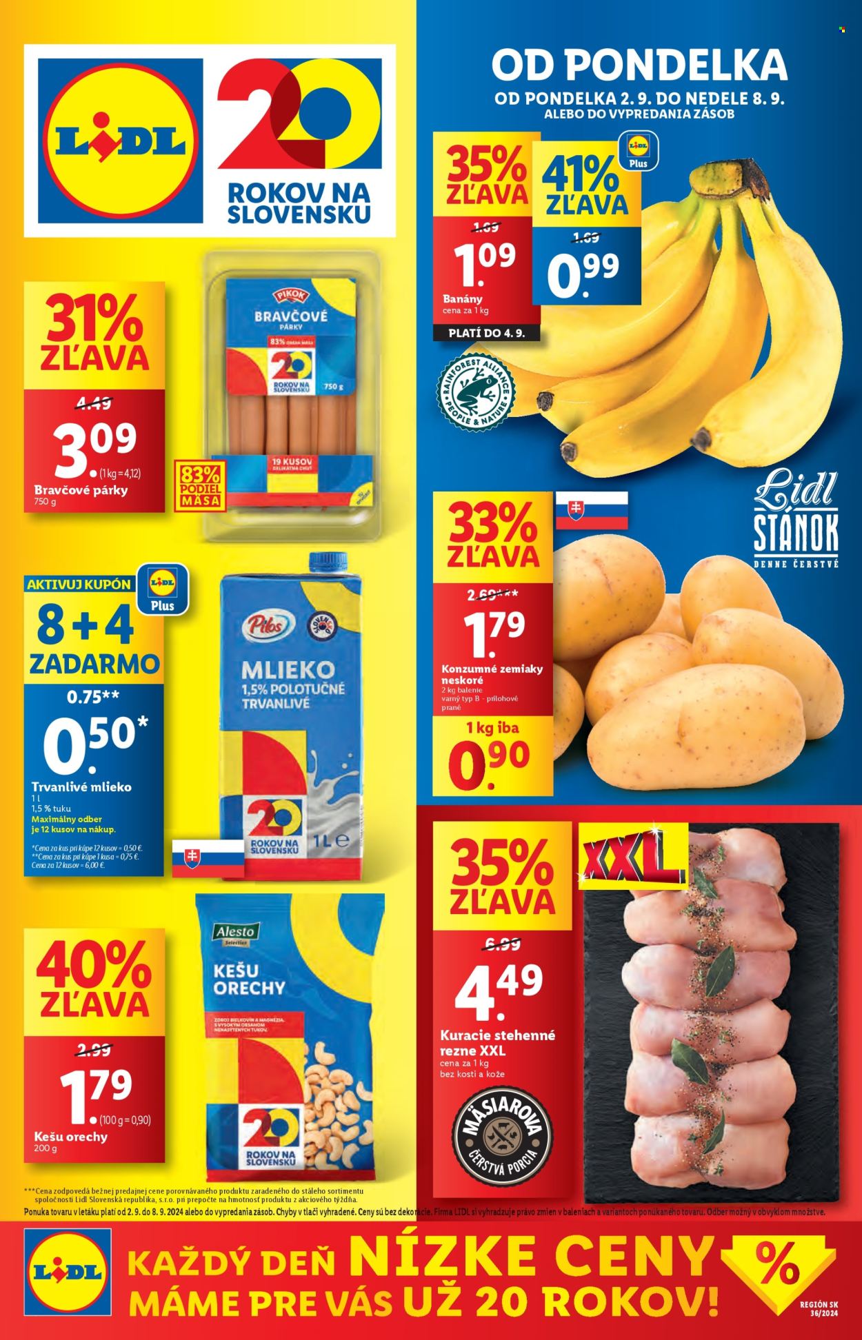 Leták Lidl - 2.9.2024 - 8.9.2024. Strana 1