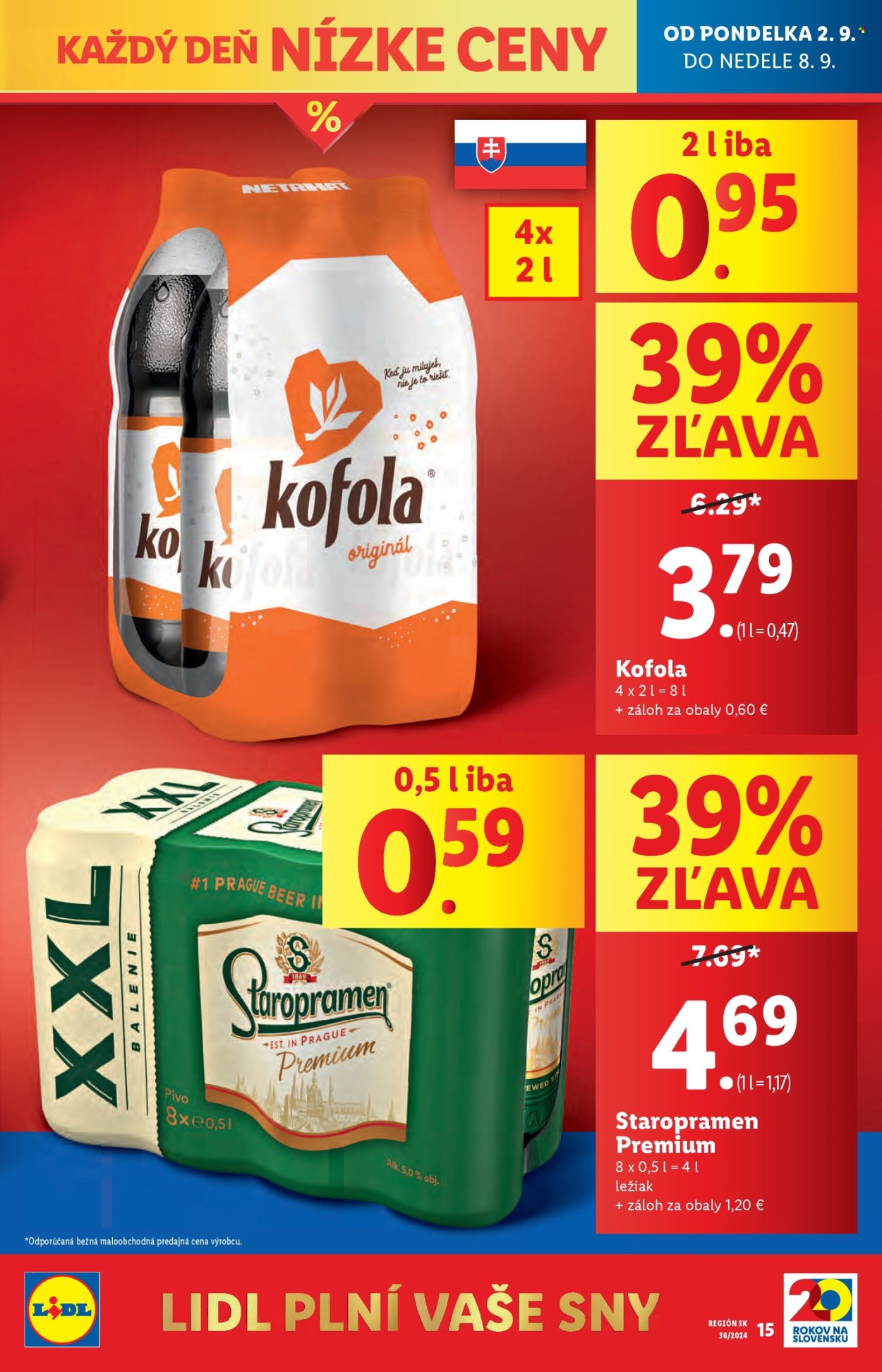 Leták Lidl - 2.9.2024 - 8.9.2024. Strana 15