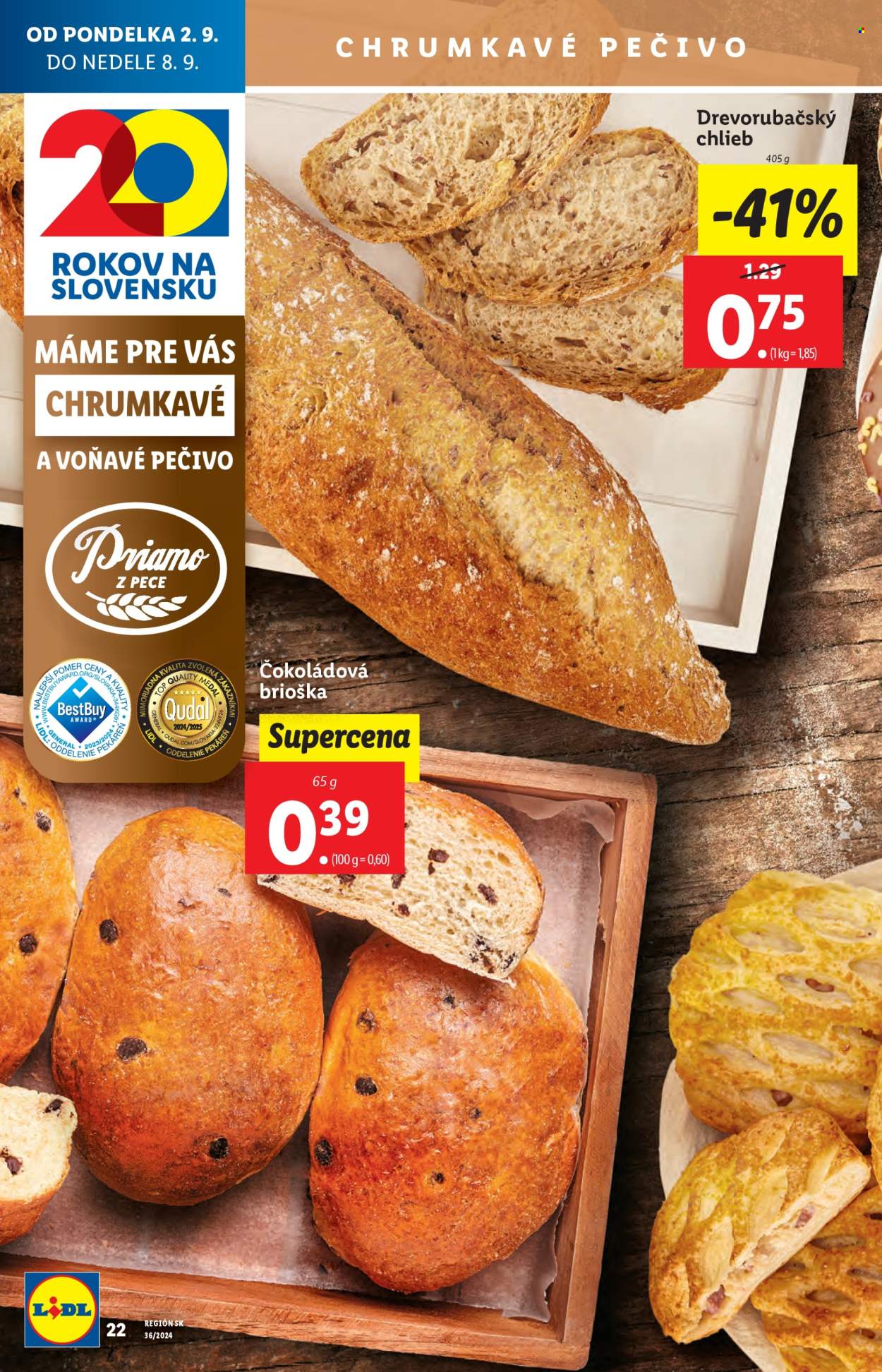 Leták Lidl - 2.9.2024 - 8.9.2024. Strana 22