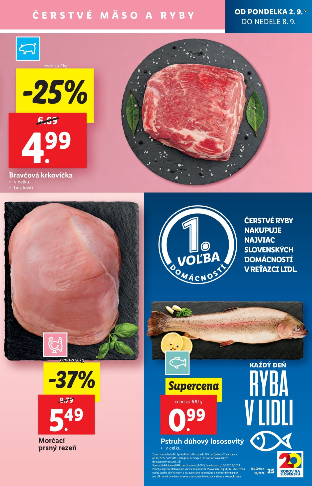 Leták Lidl - 2.9.2024 - 8.9.2024. Strana 25
