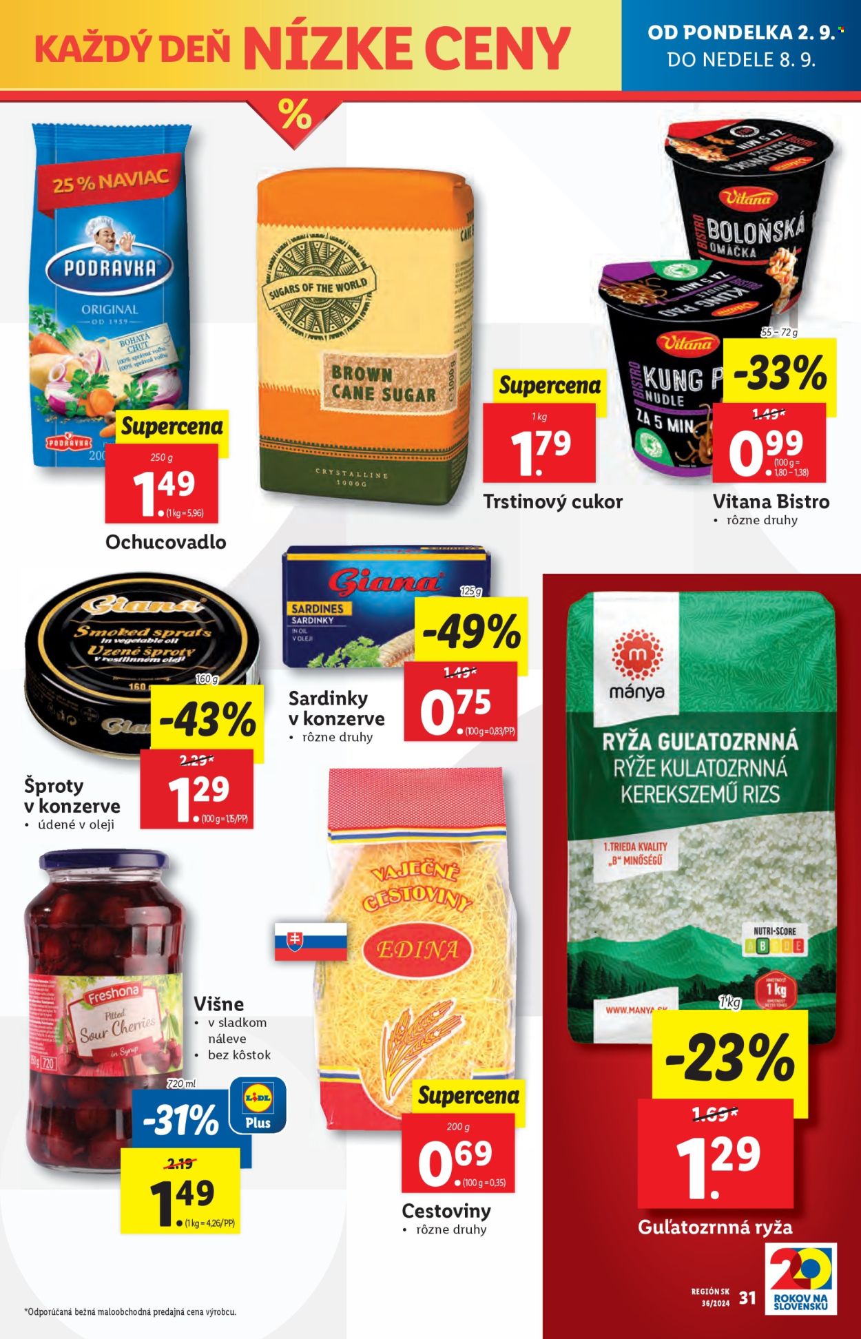 Leták Lidl - 2.9.2024 - 8.9.2024. Strana 31