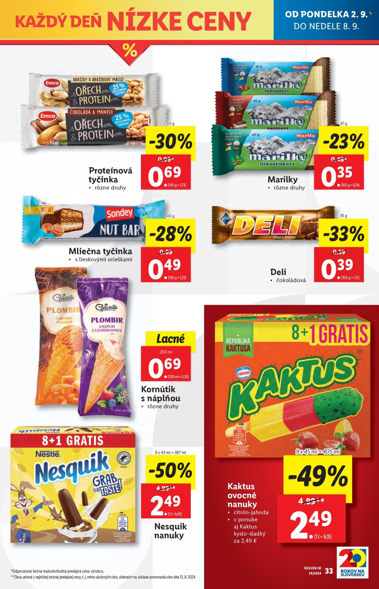 Leták Lidl - 2.9.2024 - 8.9.2024. Strana 33