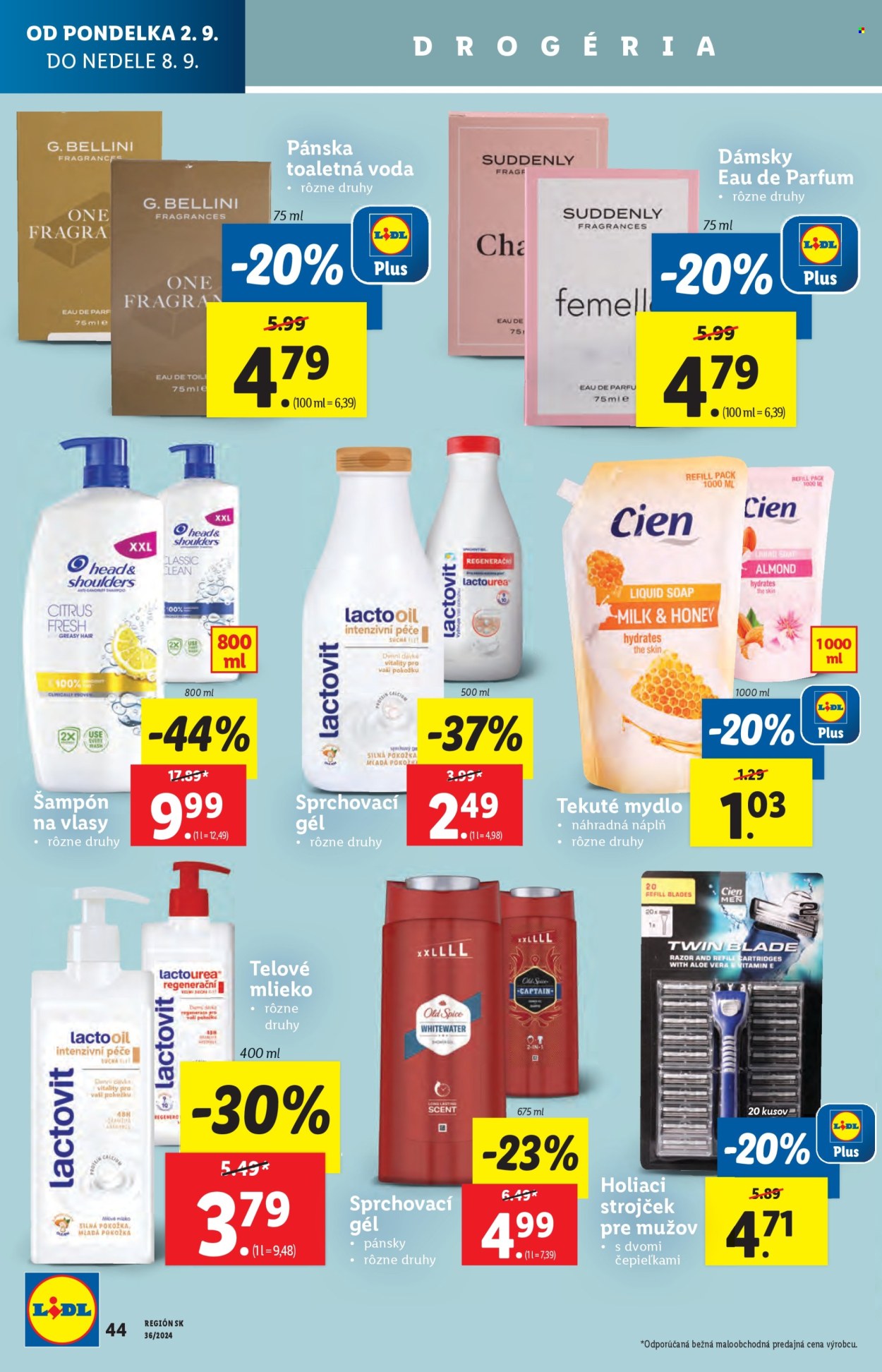 Leták Lidl - 2.9.2024 - 8.9.2024. Strana 44