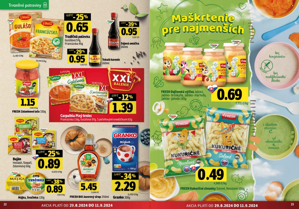 Leták FRESH - 29.8.2024 - 11.9.2024. Strana 12