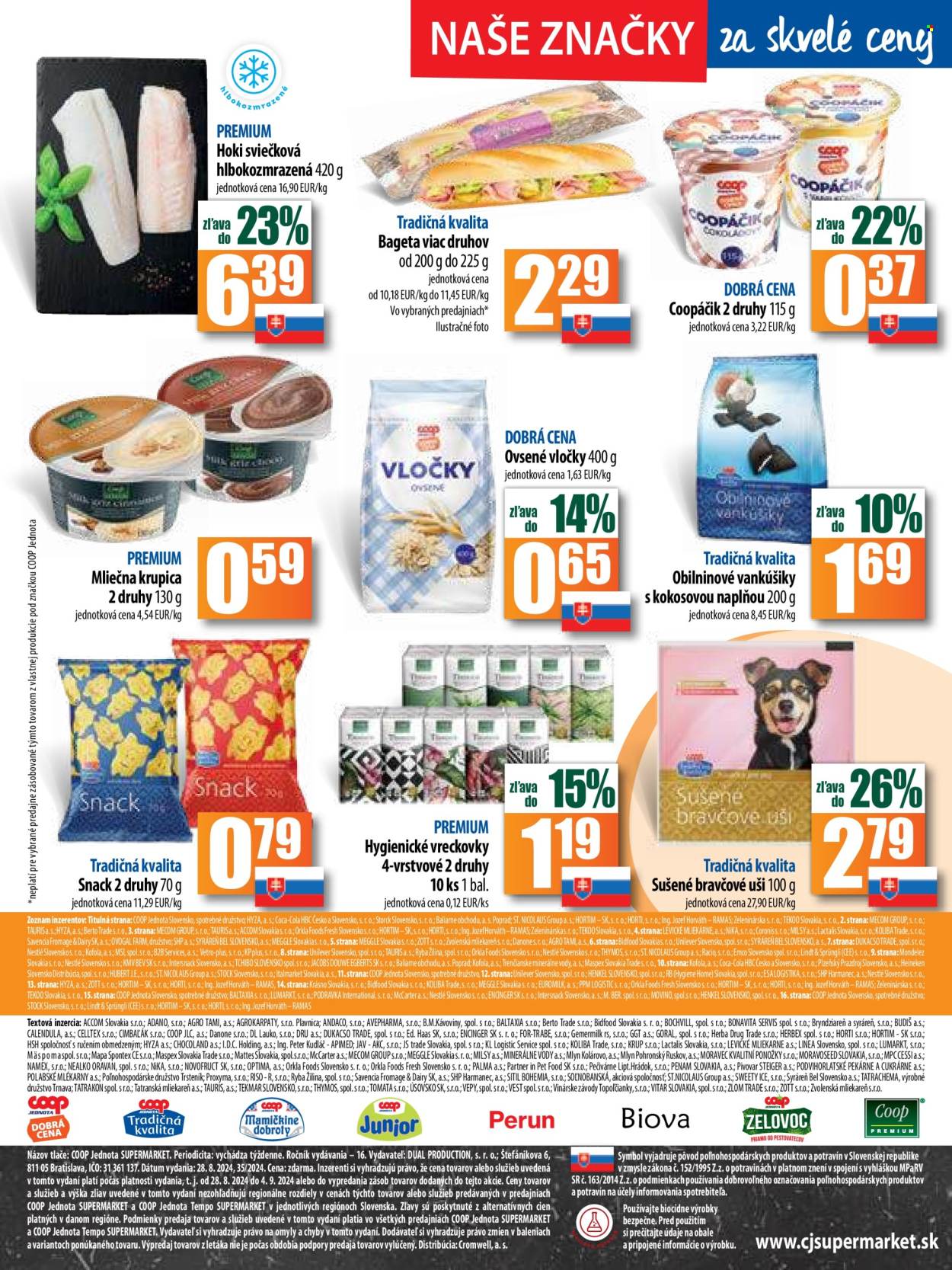 Leták COOP Jednota - 28.8.2024 - 4.9.2024. Strana 11