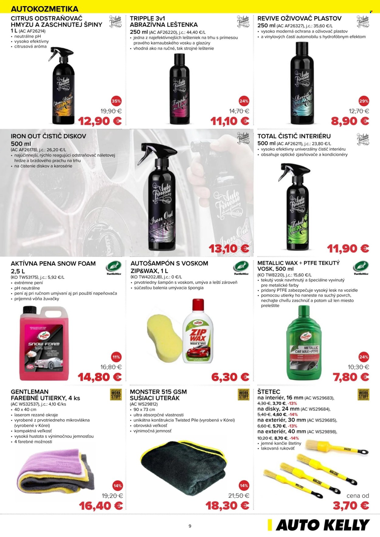 Leták Auto Kelly - 3.9.2024 - 30.9.2024. Strana 9