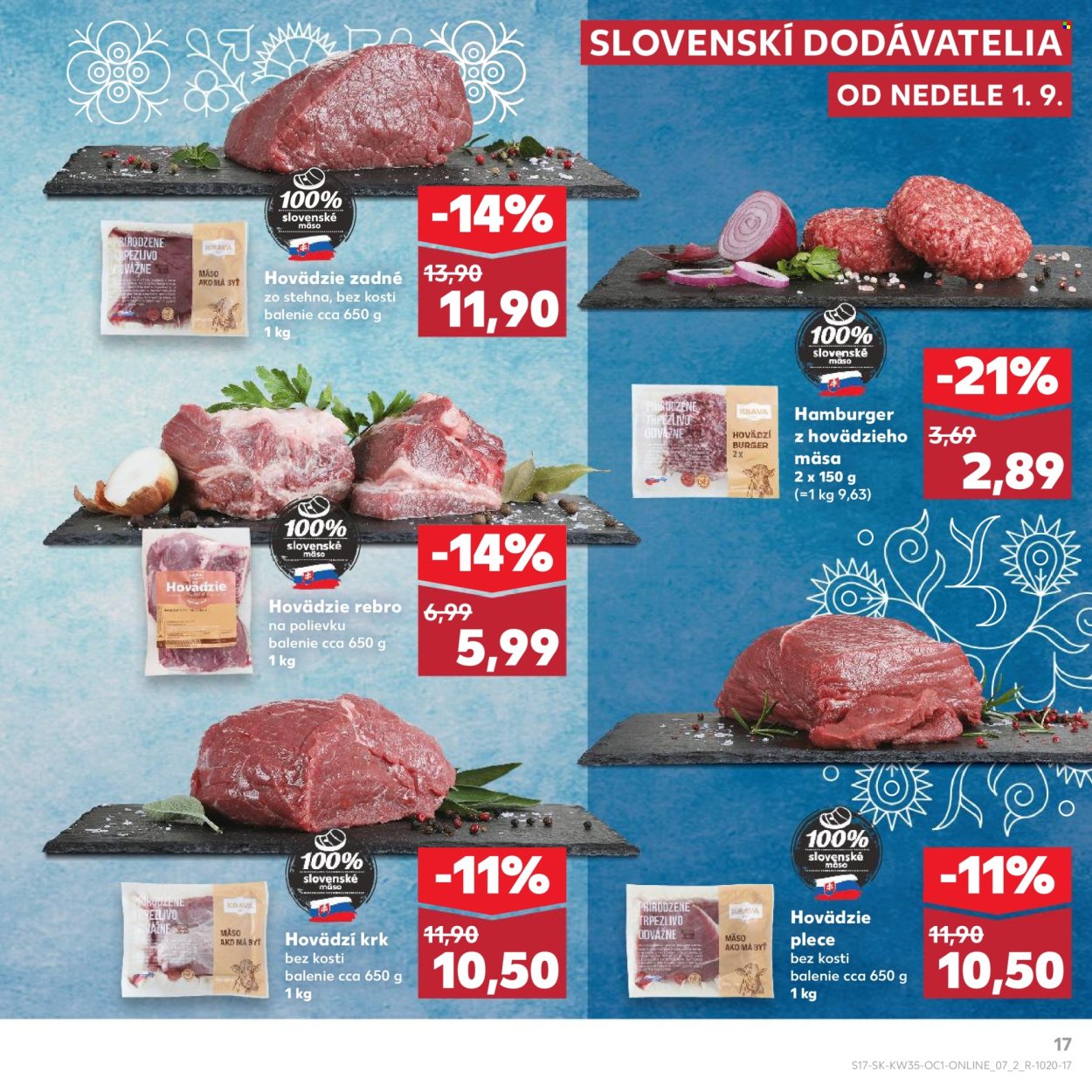 Leták Kaufland - 1.9.2024 - 30.9.2024. Strana 17
