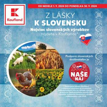 Leták Kaufland - 1.9.2024 - 30.9.2024.