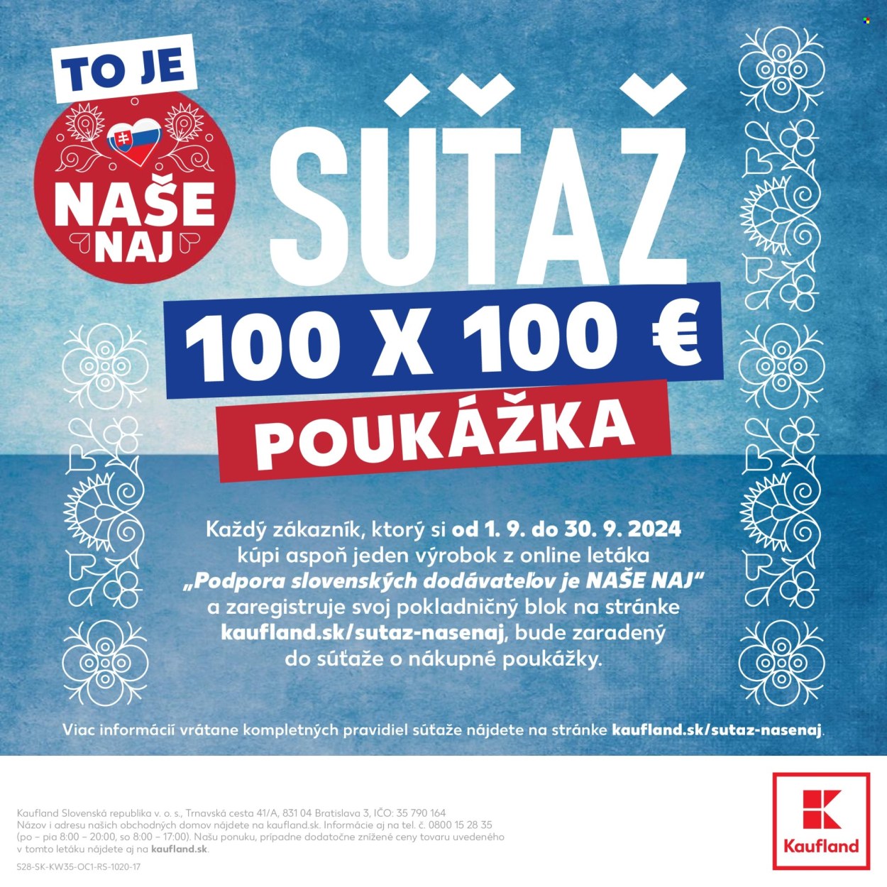 Leták Kaufland - 1.9.2024 - 30.9.2024. Strana 28
