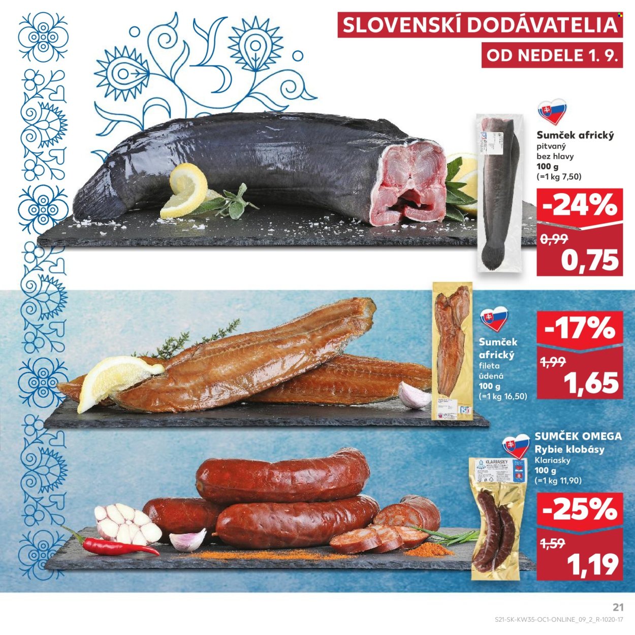 Leták Kaufland - 1.9.2024 - 30.9.2024. Strana 21