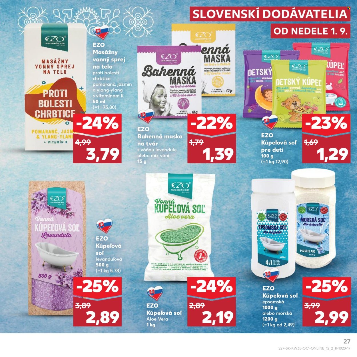 Leták Kaufland - 1.9.2024 - 30.9.2024. Strana 27